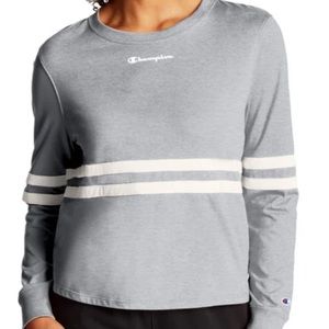 Champion Heritage Long-Sleeve Tee, Script Logo (S)